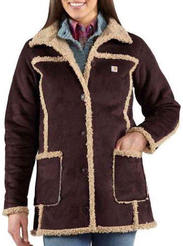 Women's Boulder Coat with Faux Shearling Trim