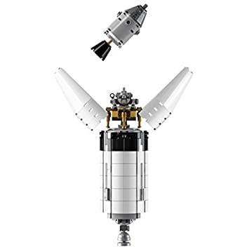 LEGO Ideas NASA Apollo Saturn V 21309 Outer Space Model Rocket for Kids and Adults, Science Building Kit (1969 Pieces)