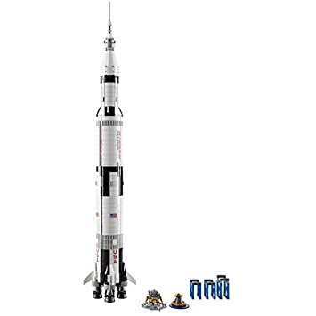 LEGO Ideas NASA Apollo Saturn V 21309 Outer Space Model Rocket for Kids and Adults, Science Building Kit (1969 Pieces)
