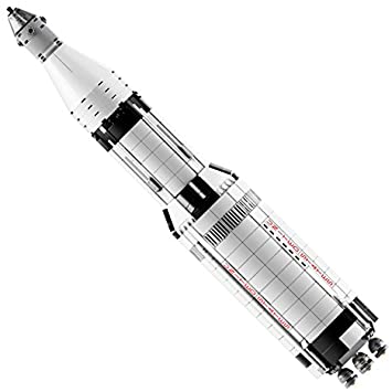 LEGO Ideas NASA Apollo Saturn V 21309 Outer Space Model Rocket for Kids and Adults, Science Building Kit (1969 Pieces)