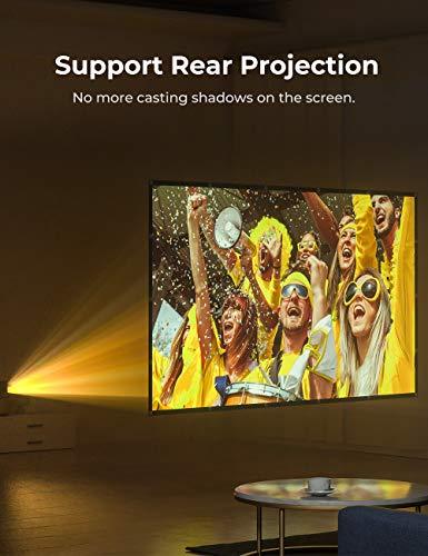 VANKYO StayTrue Projector Screen, 120 Inch Projection Screen 4K HD, 16:9, Foldable Wrinkle-Free Movies Screen(1.1 GAIN, 160°Viewing Cone) for Vankyo Leisure 3 Projector, Support Front Rear Projection