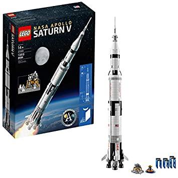 LEGO Ideas NASA Apollo Saturn V 21309 Outer Space Model Rocket for Kids and Adults, Science Building Kit (1969 Pieces)