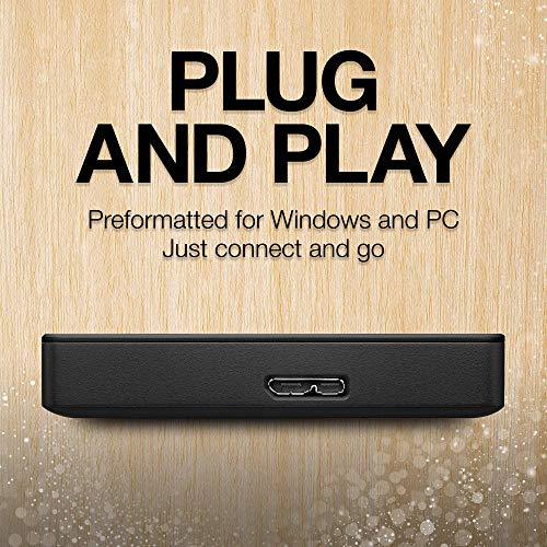 Seagate Portable 2TB External Hard Drive Portable HDD – USB 3.0 for PC, Mac, PS4, & Xbox (STGX2000400)