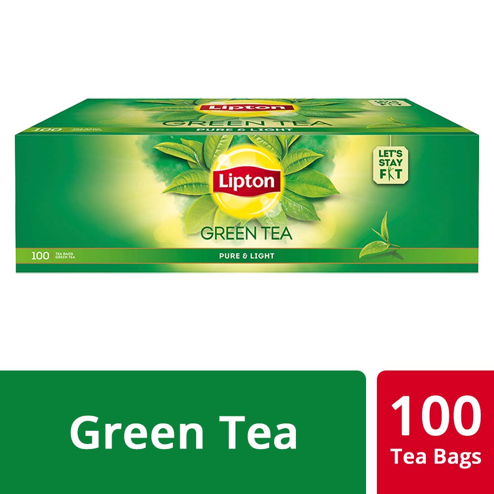 Lipton Lemon Green Tea Bags, Flavored, Unsweetened Teabags for Hot Tea or Iced Tea with Caffeine and Flavonoids, 120 Total Tea Bags (20ct - Pack of 6)