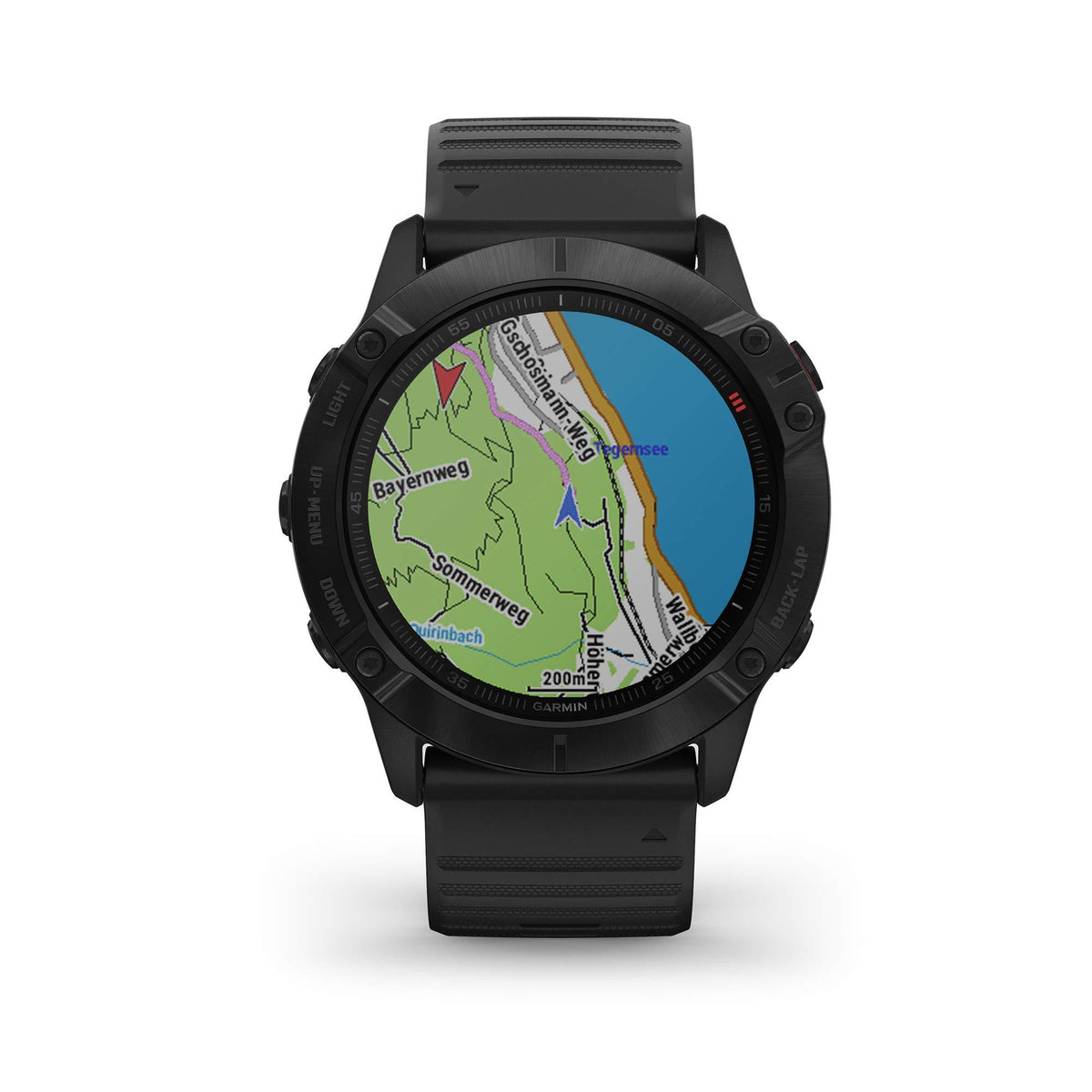 Garmin fenix 6 GPS-multisport-smartklocka med pulsmätning på handleden
