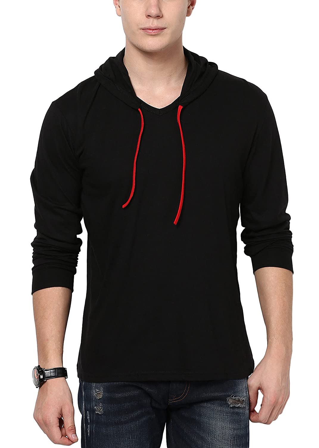 Katso Mens Cotton Hooded T-Shirt