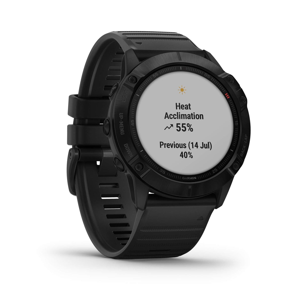 Garmin fenix 6 GPS-multisport-smartklocka med pulsmätning på handleden