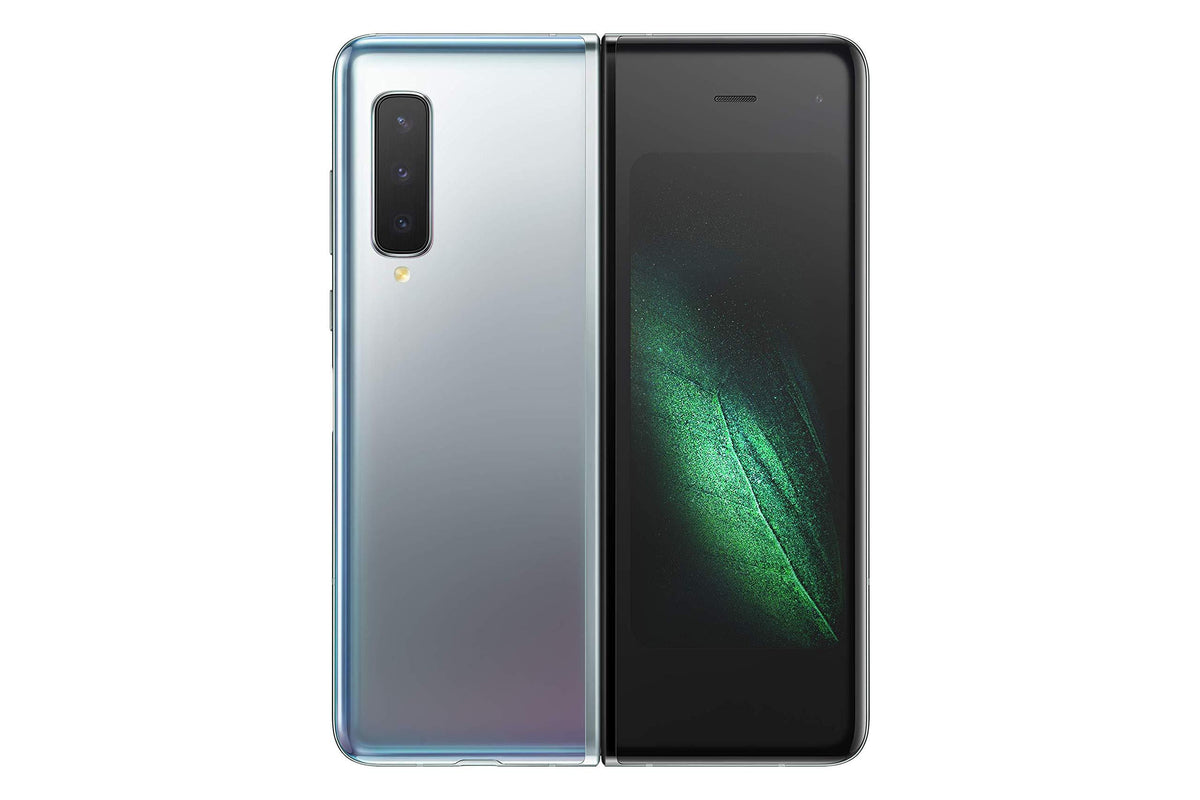 Samsung Galaxy Fold 5G (18,81 cm) 512 GB internminne, 12 GB RAM, Dual SIM, Android, tysk version, space silver